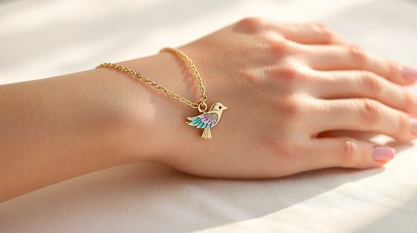 Elegant bird charms: add charm to your bracelet today!